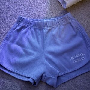 Brandy Melville Light Blue Athletic Shorts
